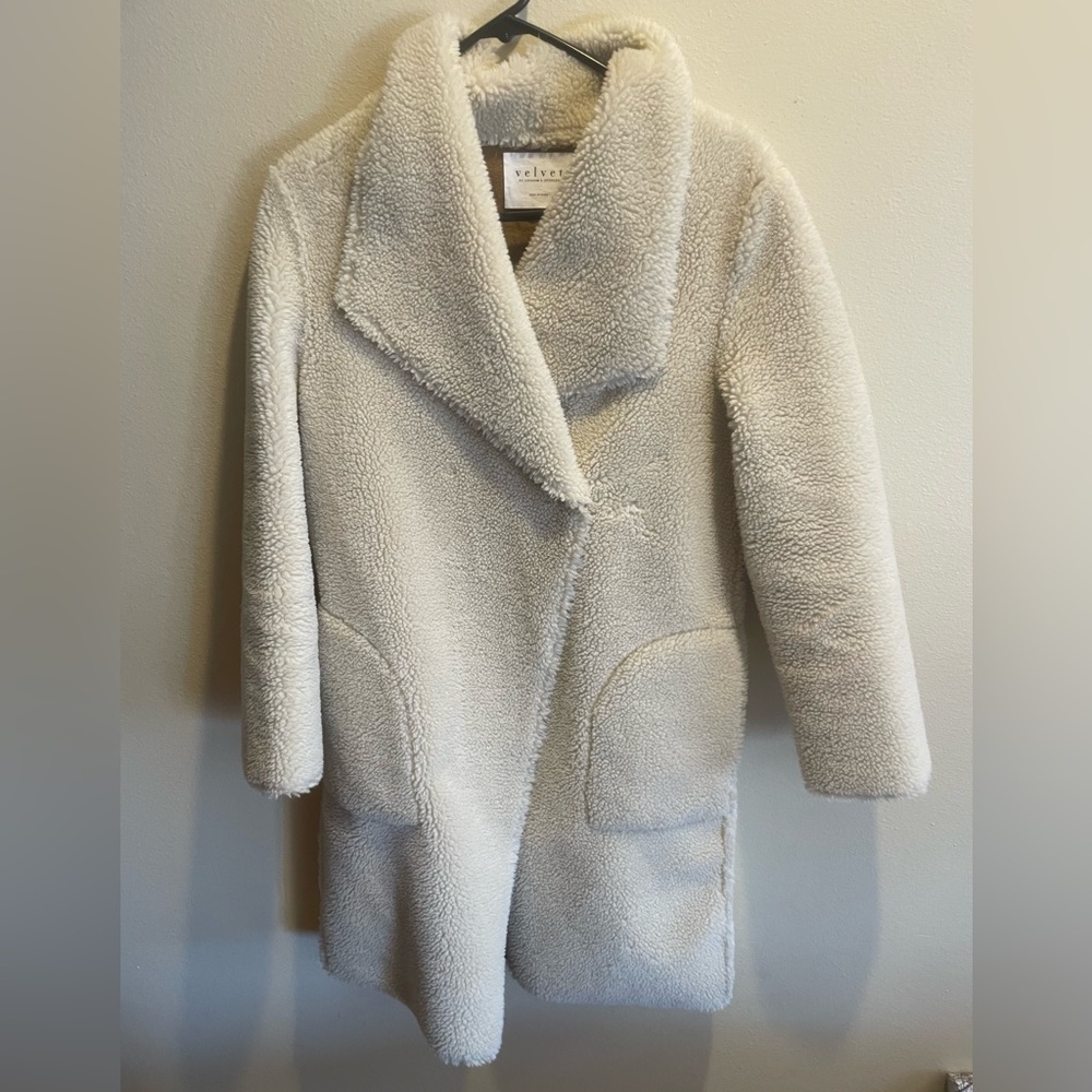 Velvet shearling jacket- vintage